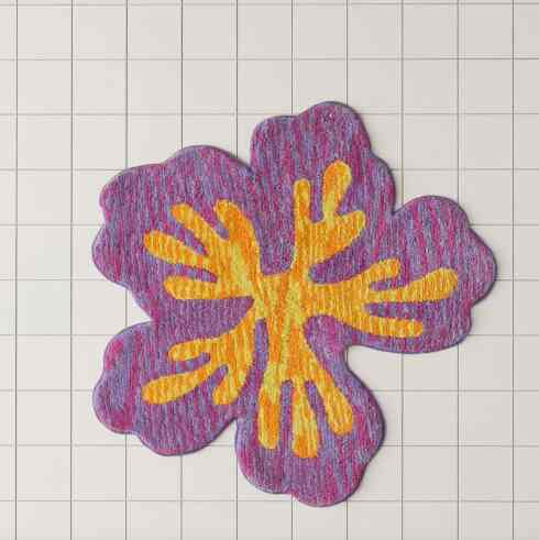 ハイビスカスバスマット