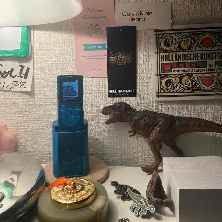 最近は、中学生の頃に聞いていたプレイリストを流しながらお仕事をするのにハマっています
#ワークスペース #デスク #デスク周り #デスクインテリア #ビンテージ #ビンテージ雰囲気 #ウォークマン #恐竜