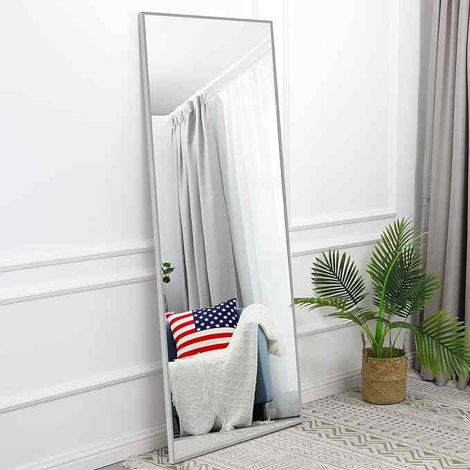 姿見 全身鏡 スタンド ミラー アルミフレーム