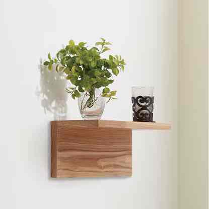 L型ウォールシェルフ アルブル