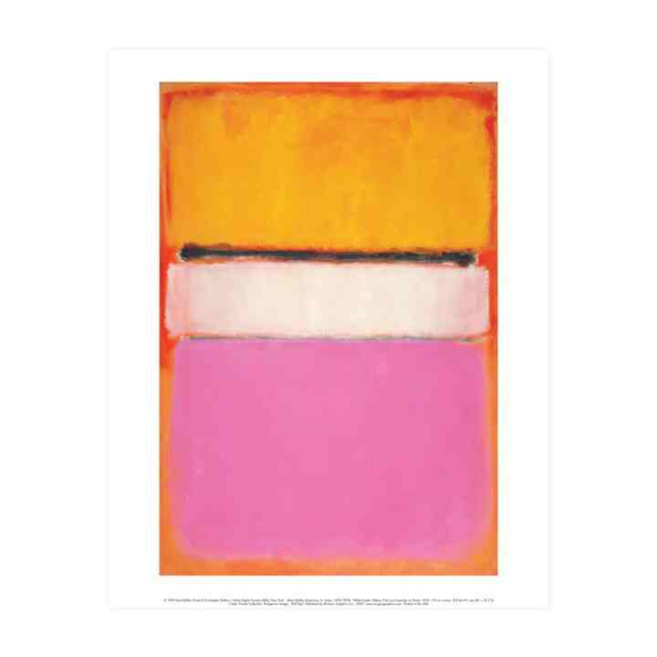 ロスコ：White Center, 1950 ポスター