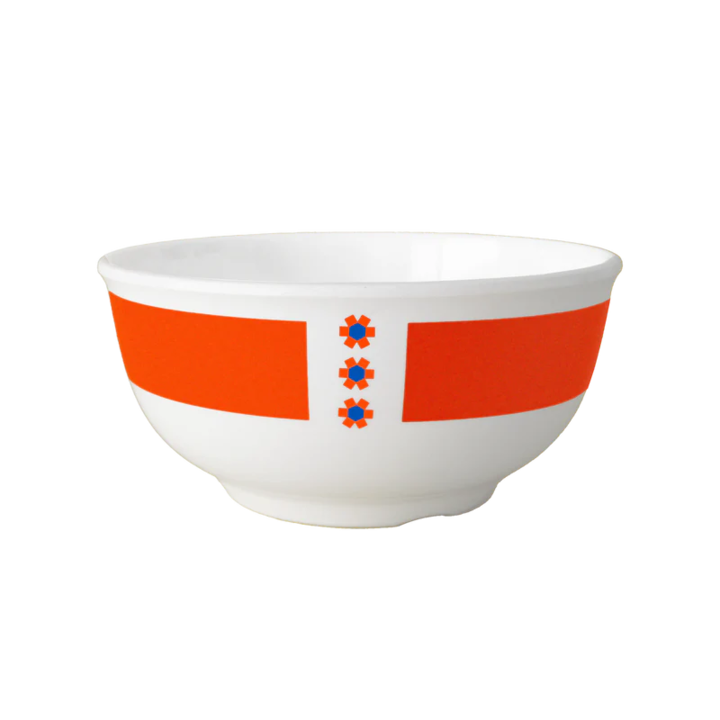 MARINA - BOWL / ORANGE FLOWER