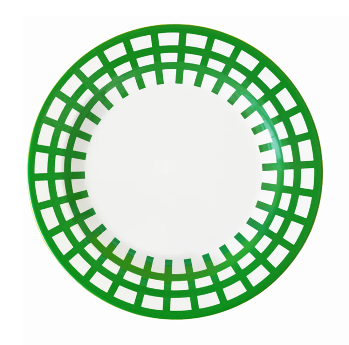 MARINA - DINNER PLATE / GREEN BASKET