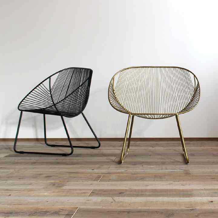 アイアン ワイヤーチェア ラウンジチェア