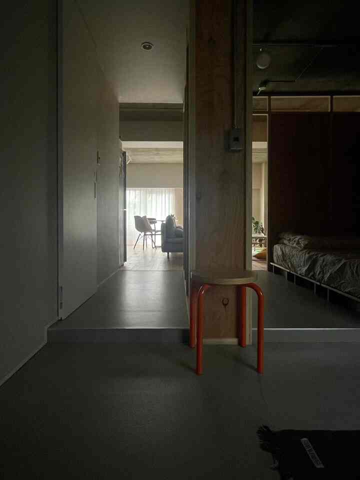 玄関入ってすぐの景色

#リノベーション #マンションリノベーション#roomdecor
#interiordesign #interiordecor #interiorinspo
#構造用合板
#ikea