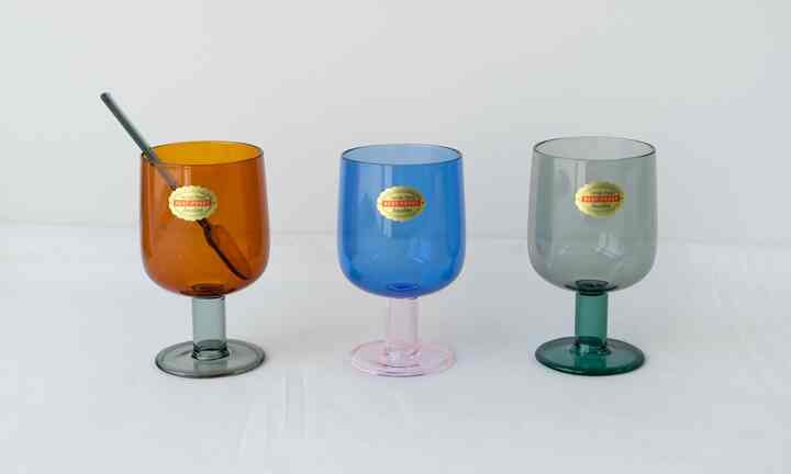 TWO TONE ワイングラス［3色］