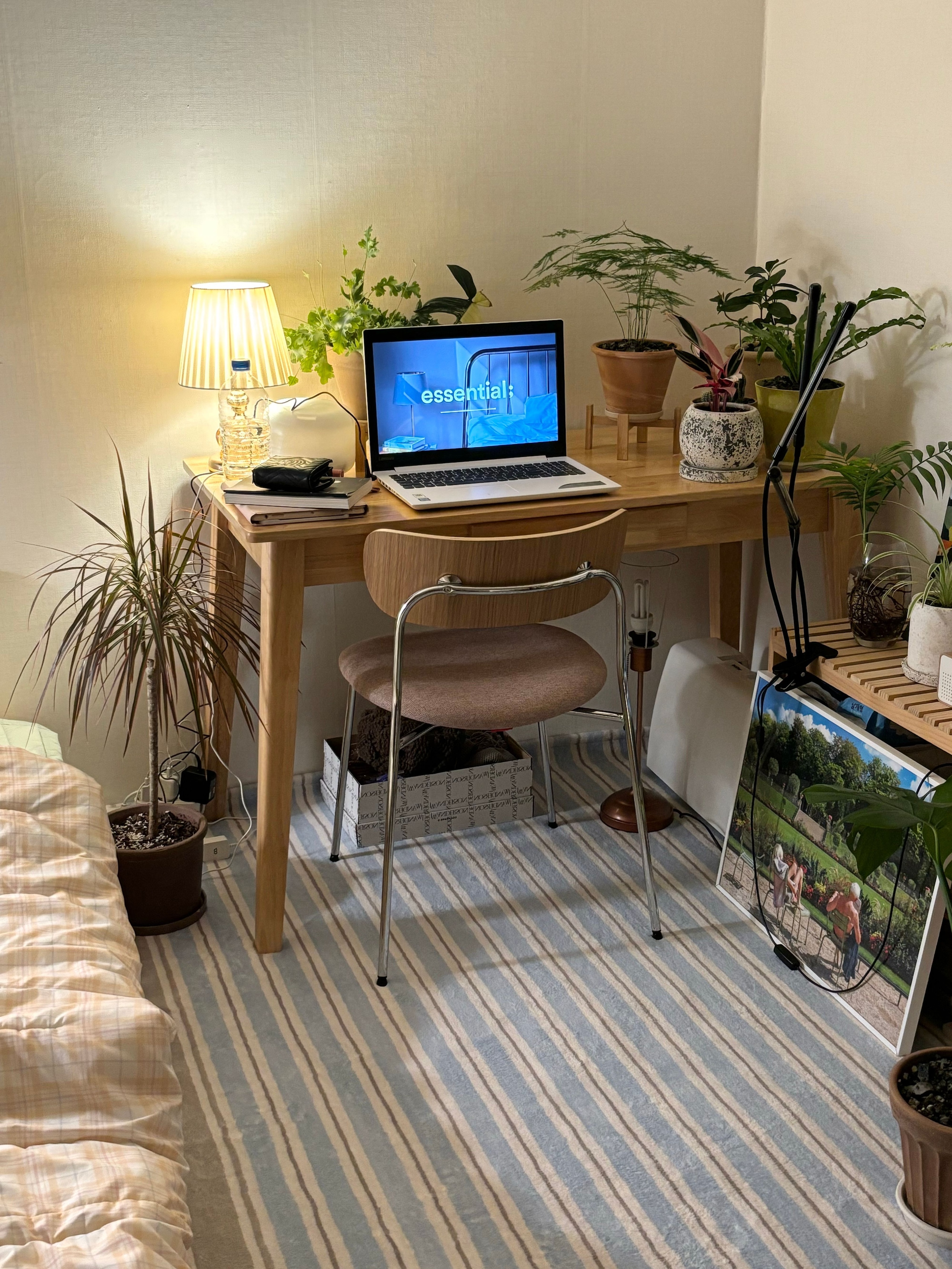 Blue Stripe Bedside Rug user photo