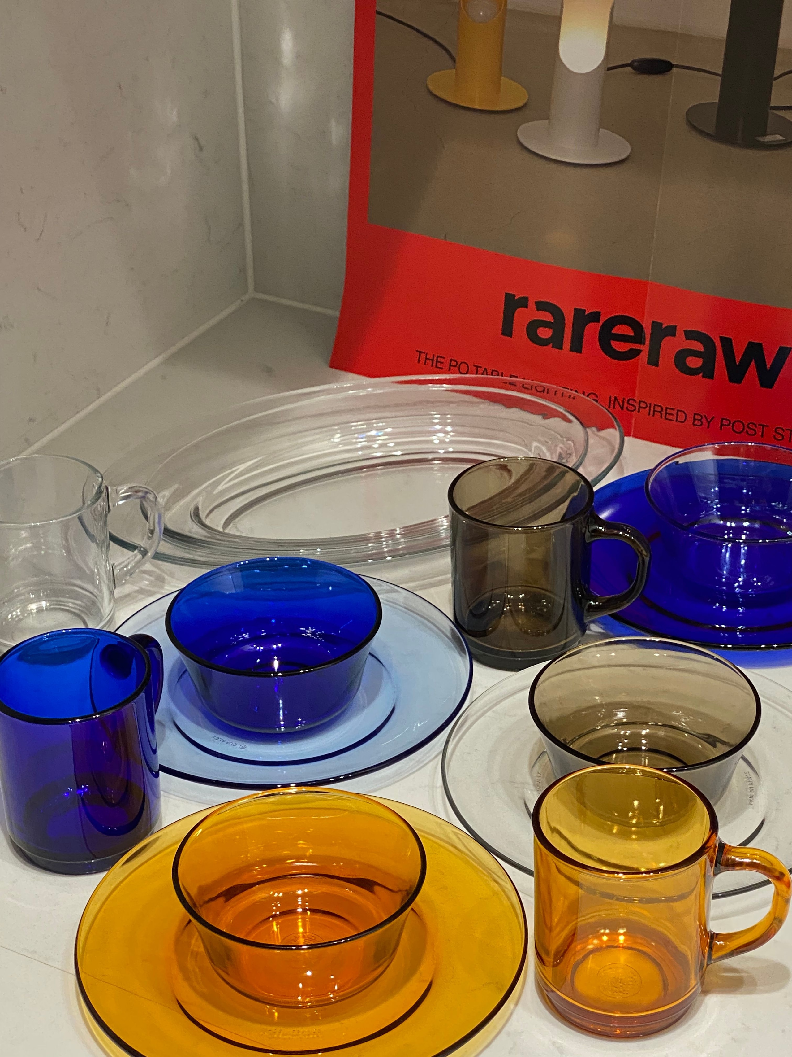Colored Glass Dessert Plate user photo