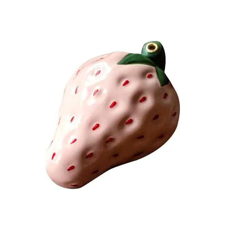 フルーツ型 お香立て リアルなイチゴ