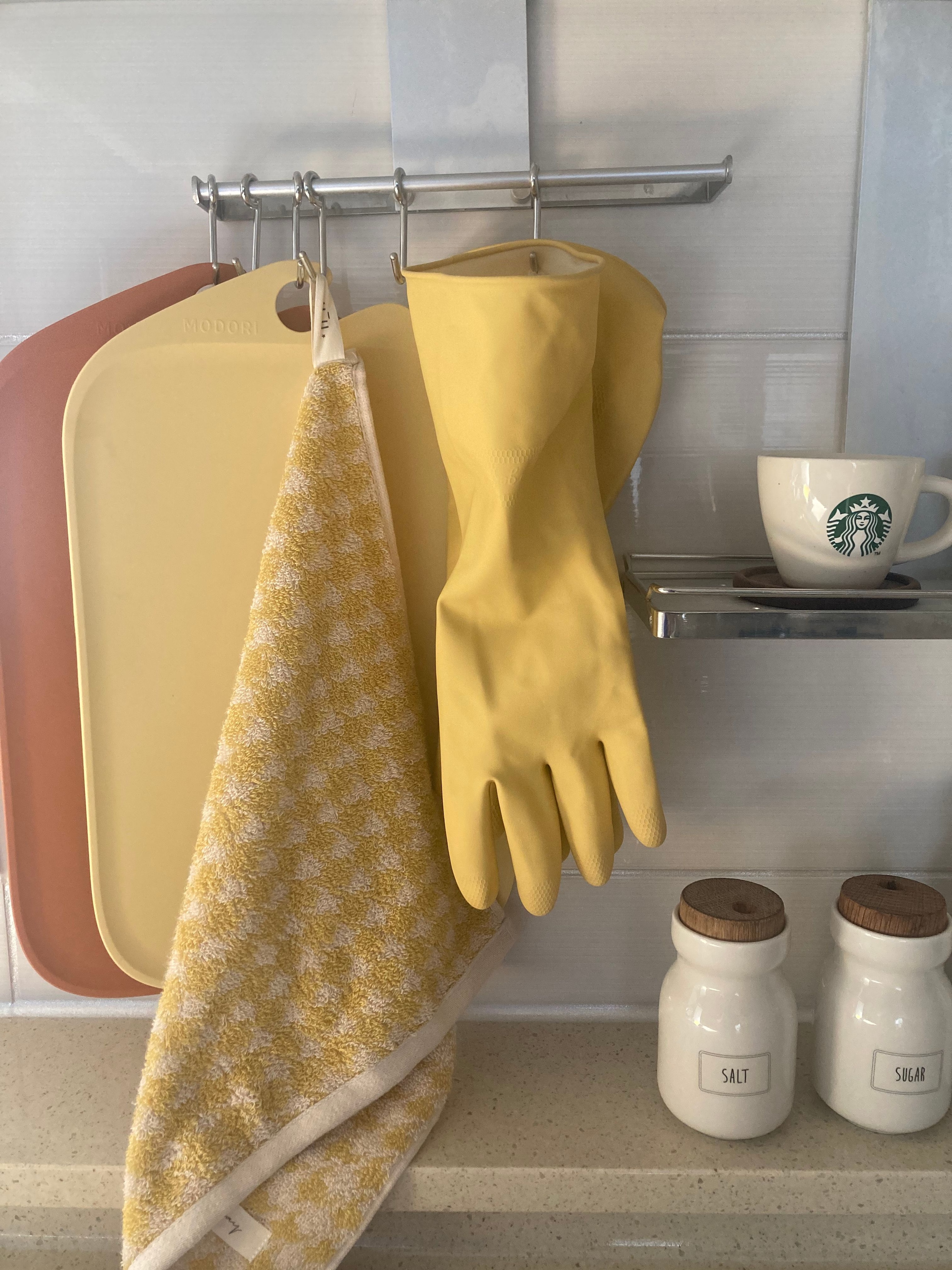 Argyle Pattern Kitchen Towel with Hanging Loop user photo