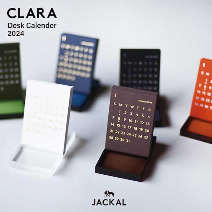 CLARA ジャッカル クララ 2024 令和6年 卓上カレンダー