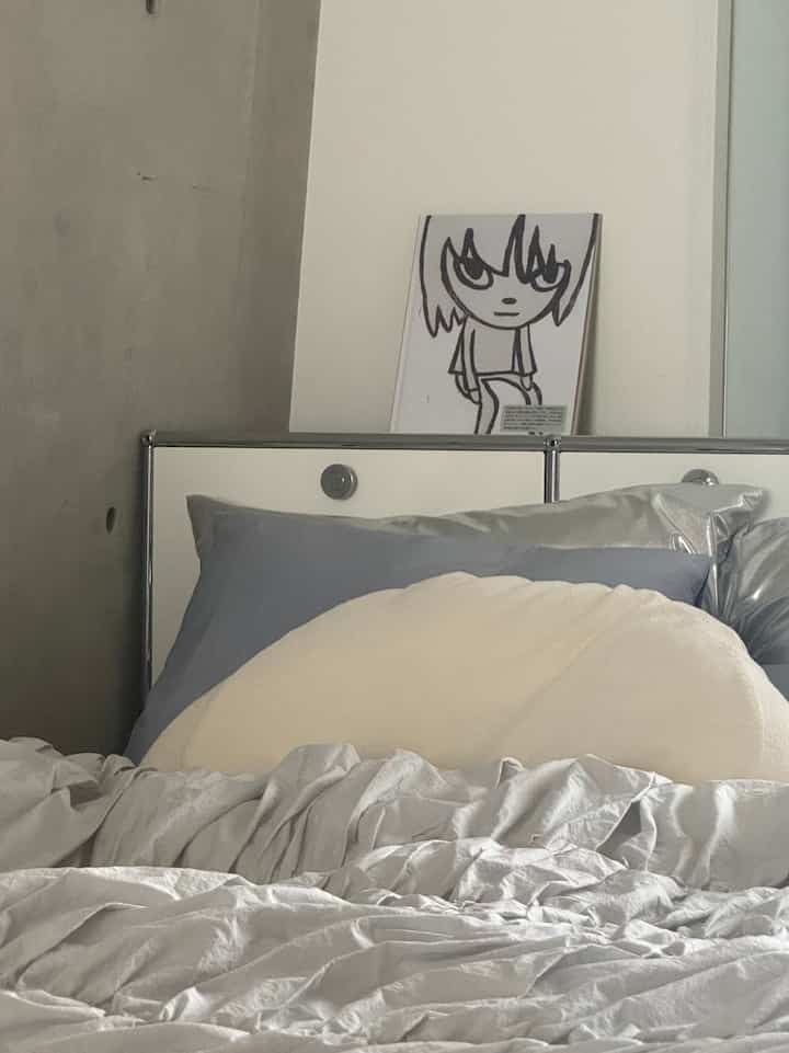 絵力

#usmハラー #アートブック #奈良美智 #枕 #ピローケース #magniberg #ベッドカバー #ベッドインテリア