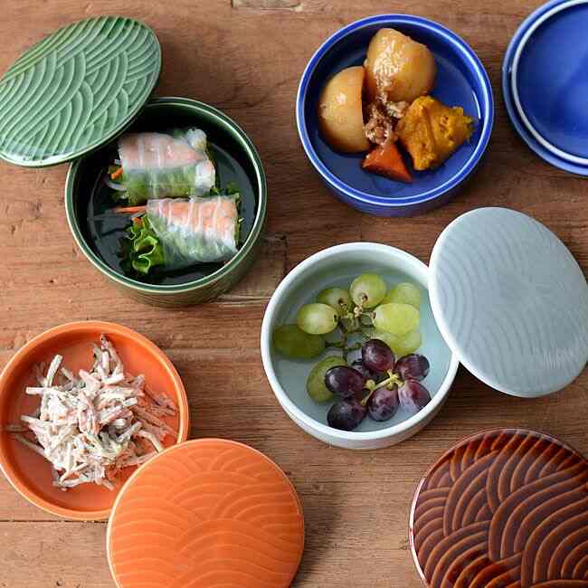 彩色ふたもの 小鉢