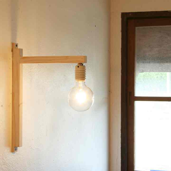 ブラケットライト 木製 LED デスクライト