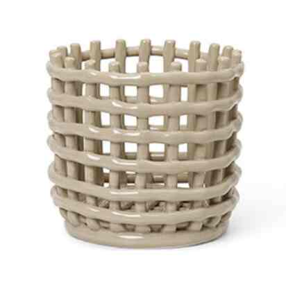 Ferm Living Ceramic Basket (3 Colors)