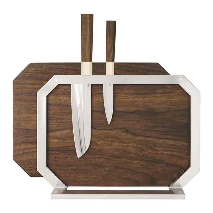 シグネチャー まな板 セット ウォールナット 八角形 サービングボード