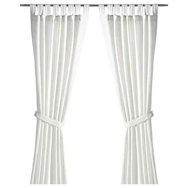 LENDA レンダ カーテン タッセル付き 1組［4色］