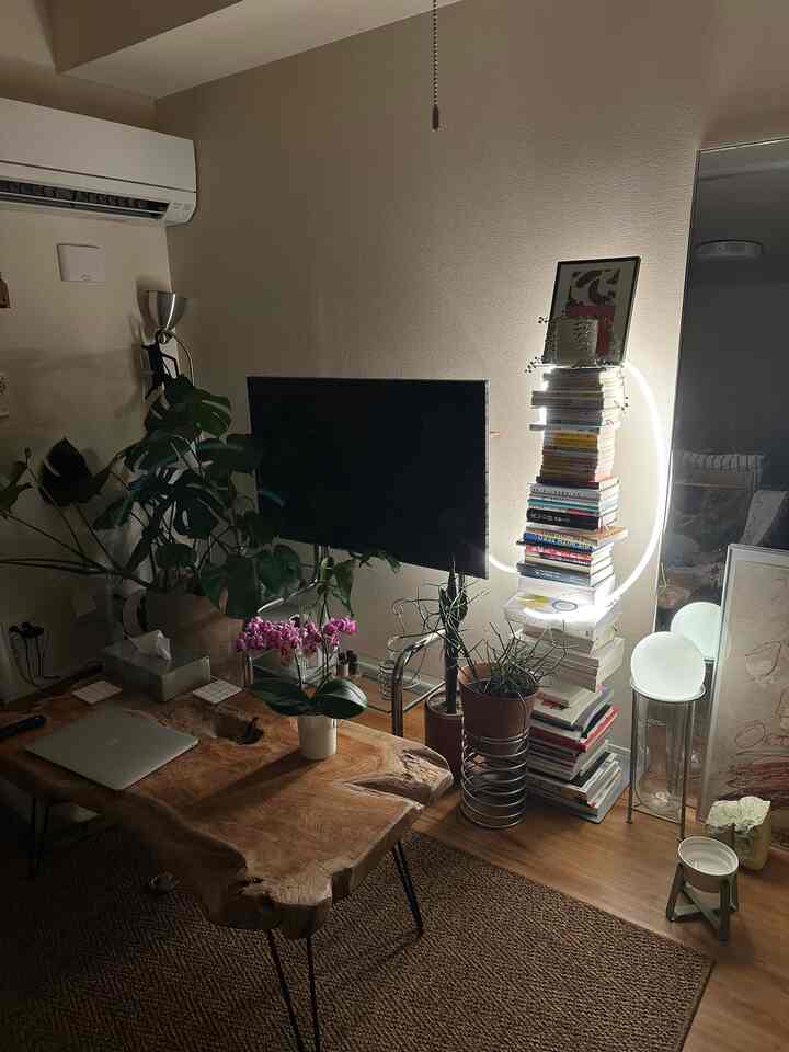 久々の夜
#リビング #ブックタワー