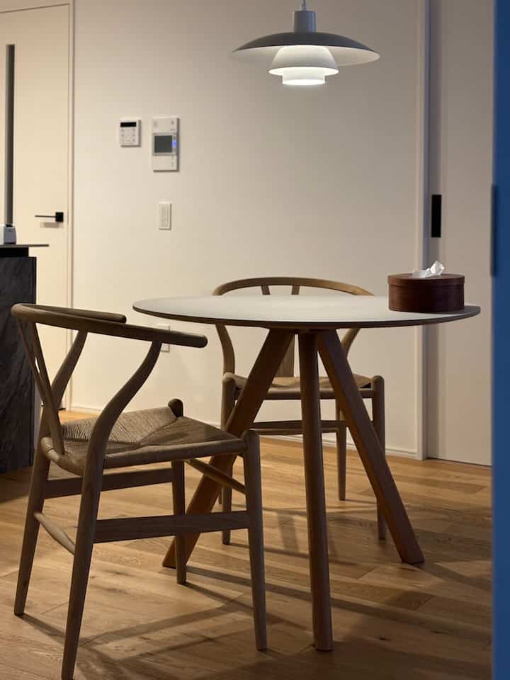 たまにはシンプルに🤭🤍
#北欧インテリア #HAY #CARLHANSEN&SØN 