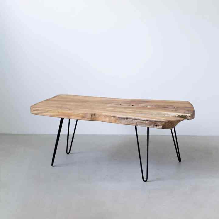 Rustic Wood ナチュラルコーヒーテーブル