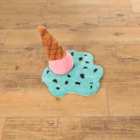 OOPS! アイスクリーム（ストロベリー/チョコミント）ラグマット