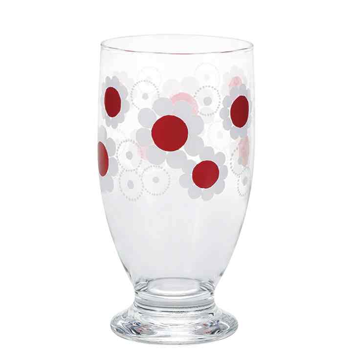 台付きグラス320 花まわし