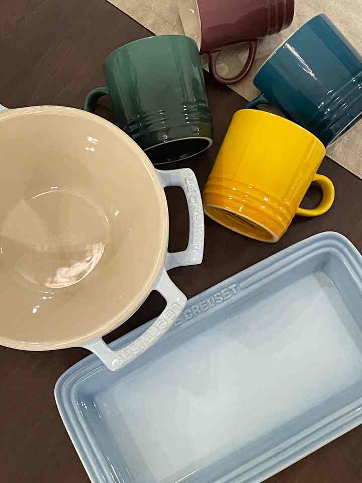 色が好きすぎる＃ルクルーゼ
。
。
＃プレートおすすめ＃陶器プレート＃lecreuset＃プレート＃プレート