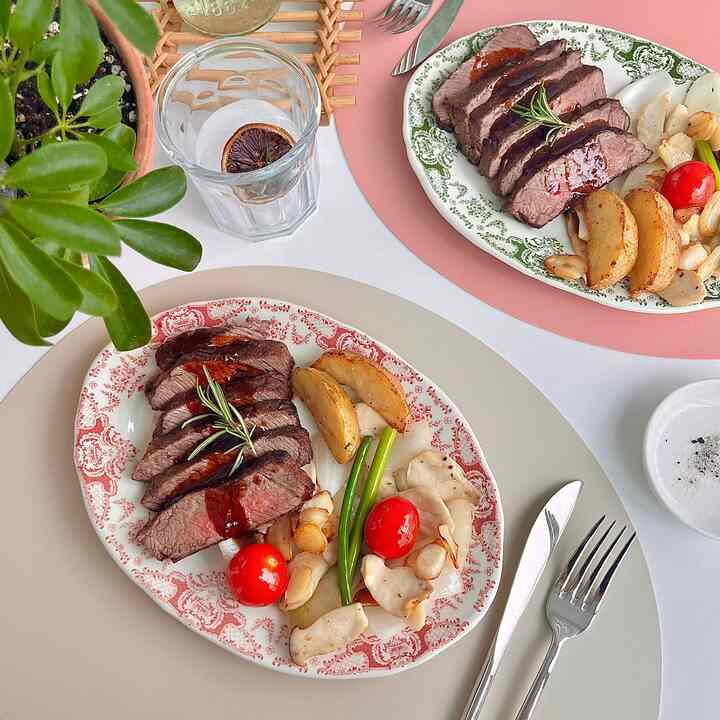 Bigbleランチョンマット 2枚セット［6色］を使ったコーディネート 2