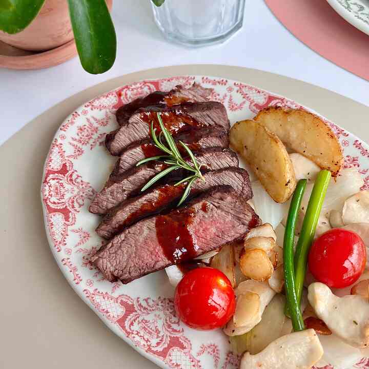 Bigbleランチョンマット 2枚セット［6色］を使ったコーディネート 3