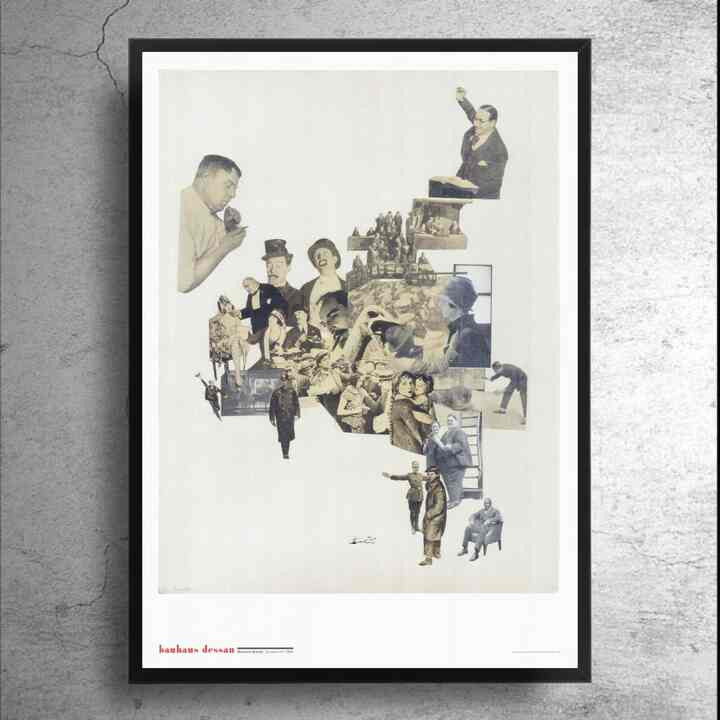 建築学校『バウハウス BAUHAUS』デッサウ財団公式ポスター