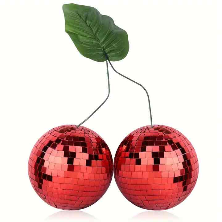 チェリーディスコボールオーナメント［3色・3サイズ］