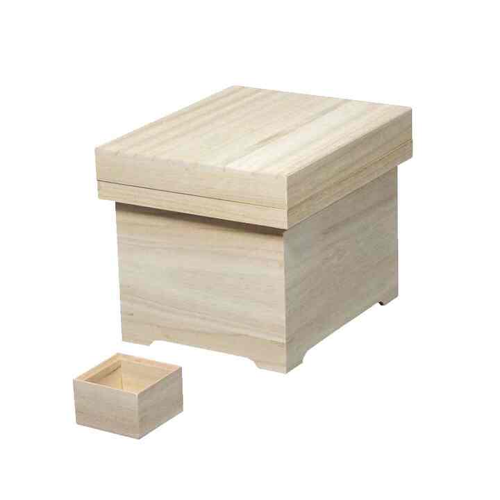 米びつ 桐製 10kg 一合マス付き