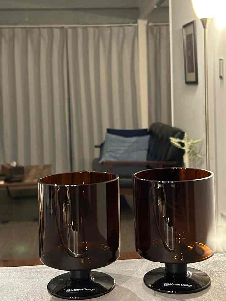 かわいいワイングラス届いた🍷
#一人暮らし #一人暮らし部屋 #ワイングラス #キッチン用品 