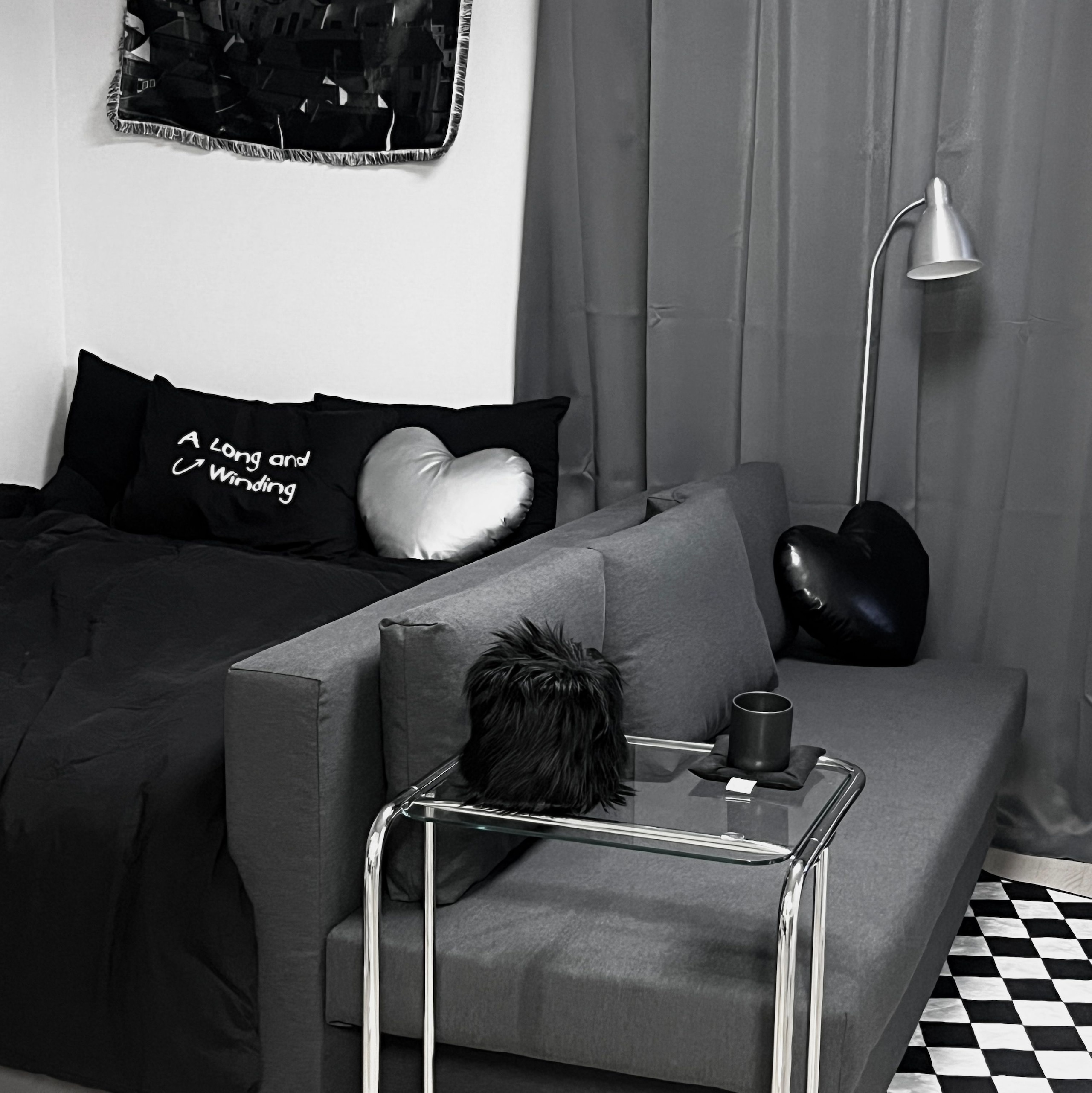 ÄLVDALEN エルヴダレン 3人掛けソファベッド［2色］を使ったインテリア