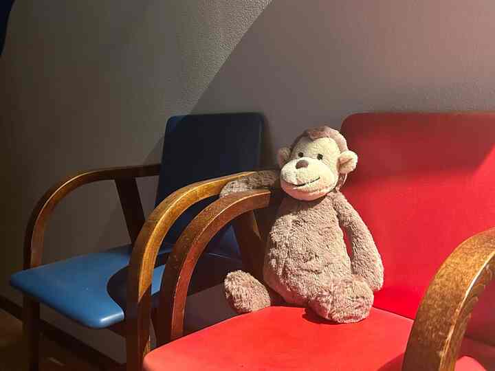 陽気に隣にいる🐵

#jellycat #ぬいぐるみ #秋田木工 #ベビーチェア
