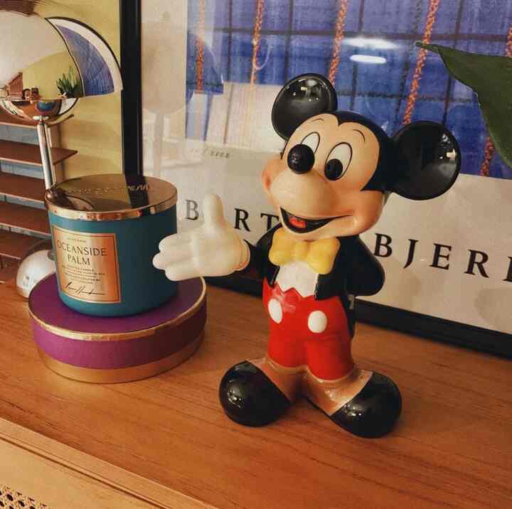 ミッキーのビンテージの陶器
かわいい🐭
#北欧インテリア
#北欧テイスト 
#ディズニー 