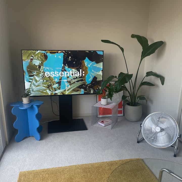 #カラフルインテリア #サーキュレーター #リビング #縦長リビング #3LDK 