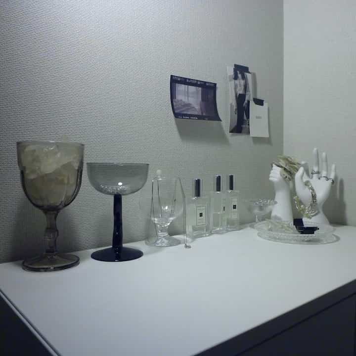 #favorite
#Favorite space
#Accessory storage
#Glass