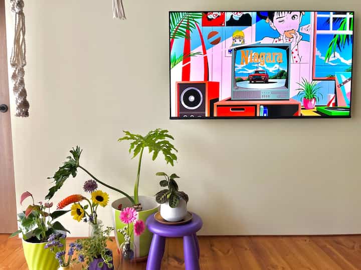 #リビング #リビング植物 #リビングインテリア #観葉植物 #グリーン #IKEA #植木鉢 #植木鉢インテリア #カラフル #カラフルなインテリア #リノベーション #リノベ #一戸建て #一戸建てリノベ #ミッドセンチュリー #midcentury #colorful #colorfulinterior #renovation