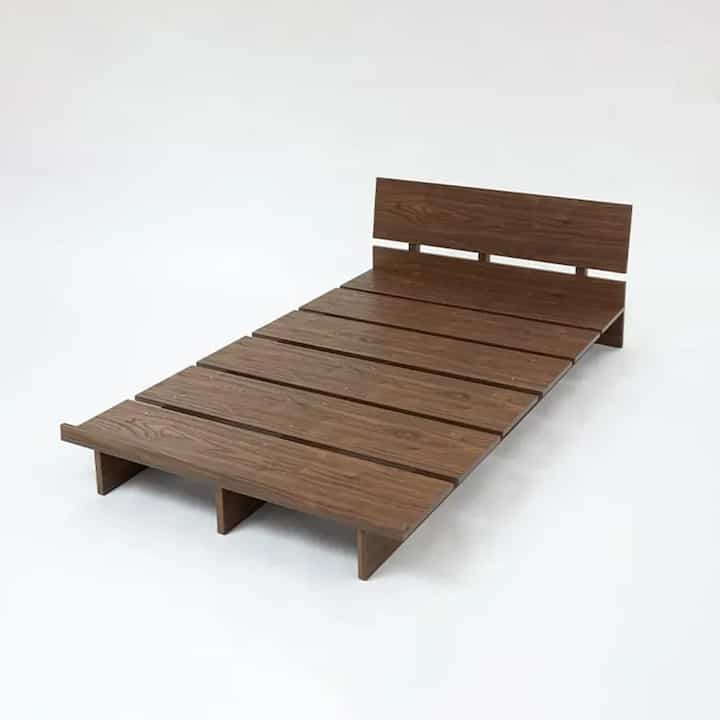 ベッドフレーム すのこベッド ロータイプ 木製［3色・5サイズ］