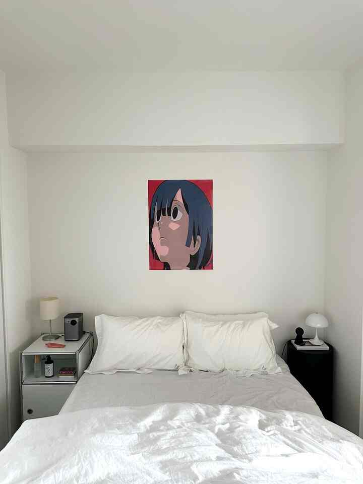AOKIZYのポスター貼ったら、自分の中にあった小さい穴みたいなのが埋まった（モヤモヤが消えた？）
#ベッド #ベッドルーム #寝具 #寝室 #韓国インテリア 