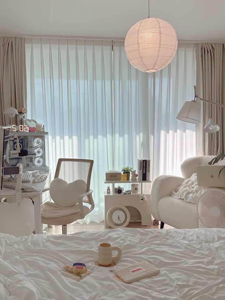 遮光カーテン［2色・2種・9サイズ］を使ったコーディネート 1