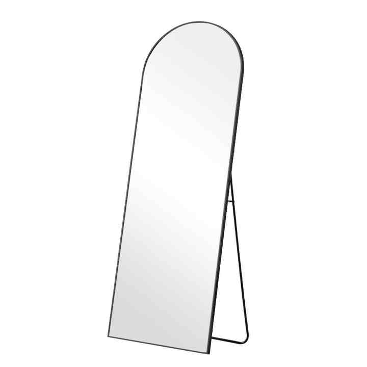 スタンドミラー アーチ型 玄関かがみ［3色・3サイズ］