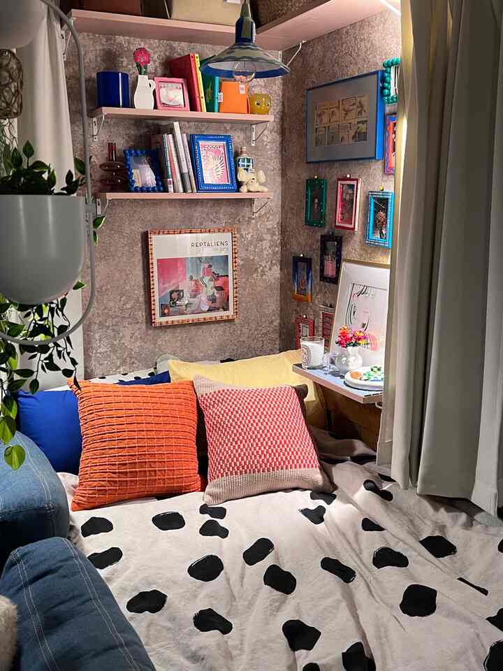 このGATAの布団カバーはリネンで触り心地もいい☺️☺️
#布団カバー #ベッド #カラフル #カラフルなインテリア #GATA