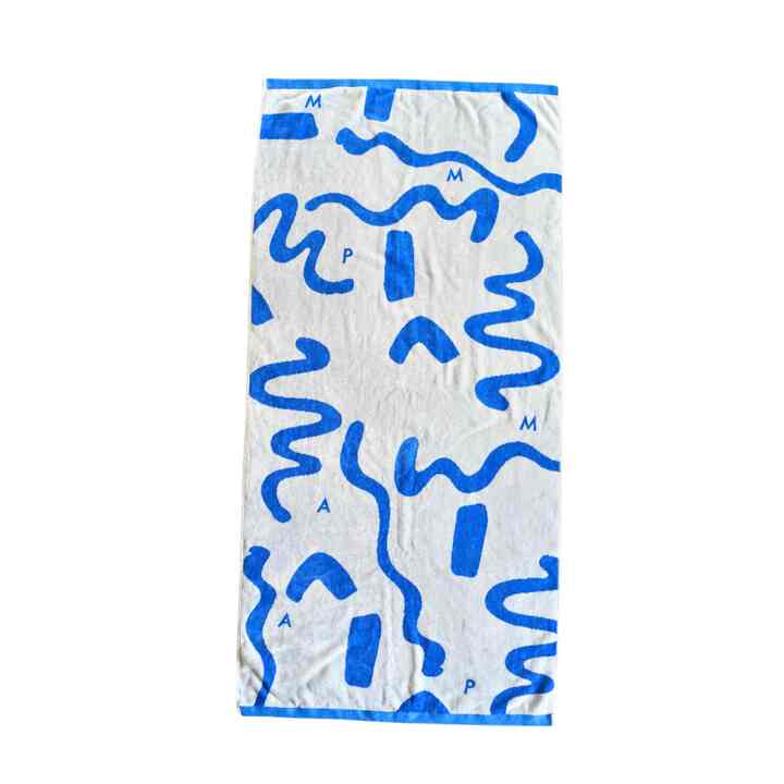 BATH TOWEL : PAMM別注モデル / ブルー バスタオル