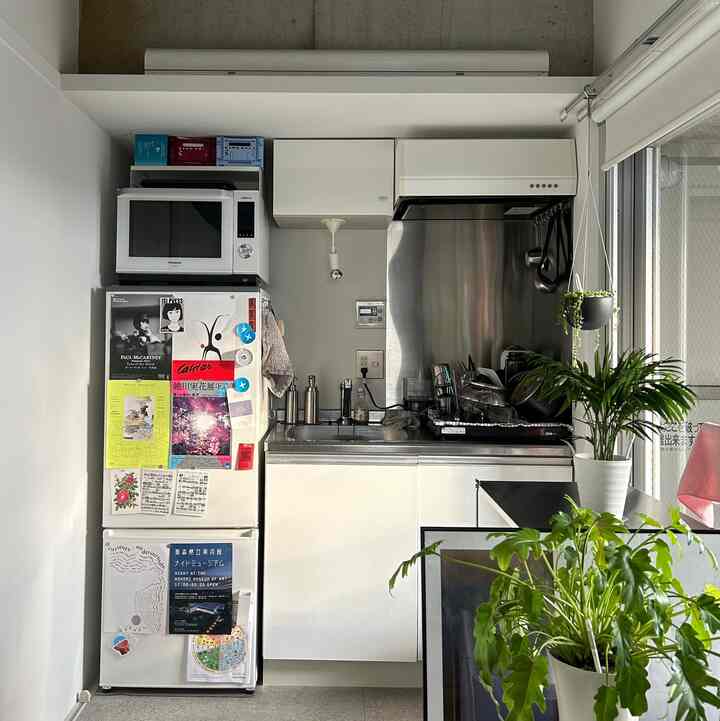 どうしてもごちゃごちゃしてしまう冷蔵庫の扉

#ワンルーム #キッチン #ディスペンサー #フォームボトル #マトリス