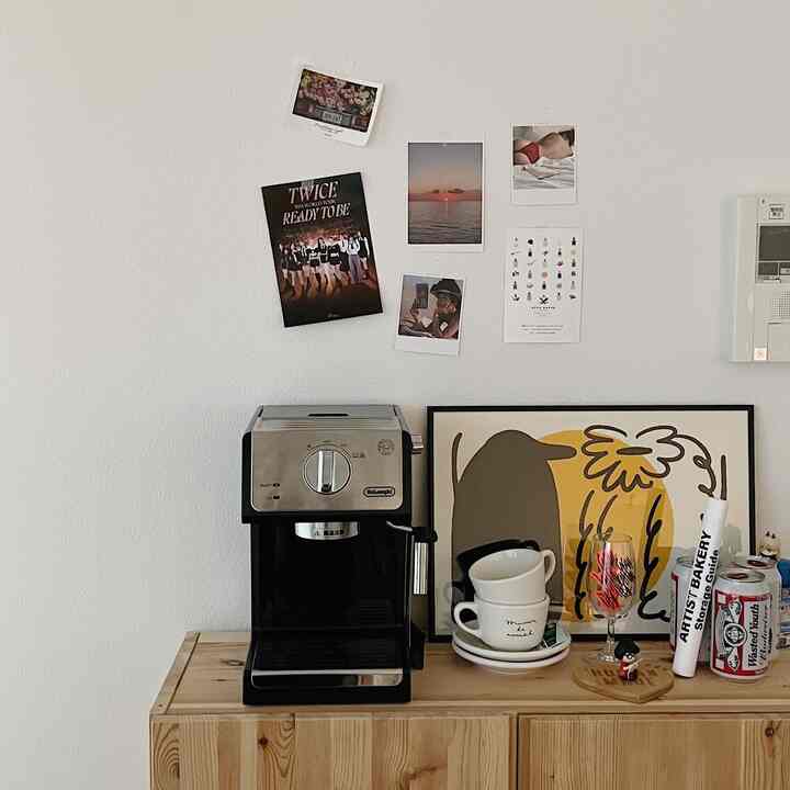 おうちラテが1番おいしい☕️
(好きなカフェで買う豆が美味しいから)
#おうちカフェ #homecafe