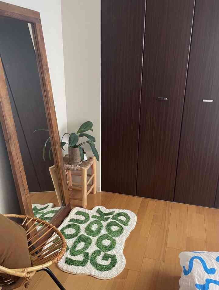 #ベッドルーム #寝室 #カラフル #バンブーチェア