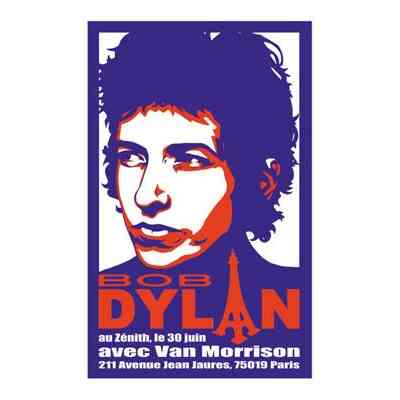 Bob Dylan: Tour Poster -Paris
