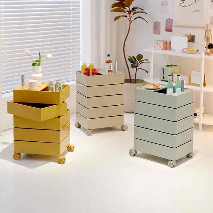 収納キャビネット ワゴン［5色］